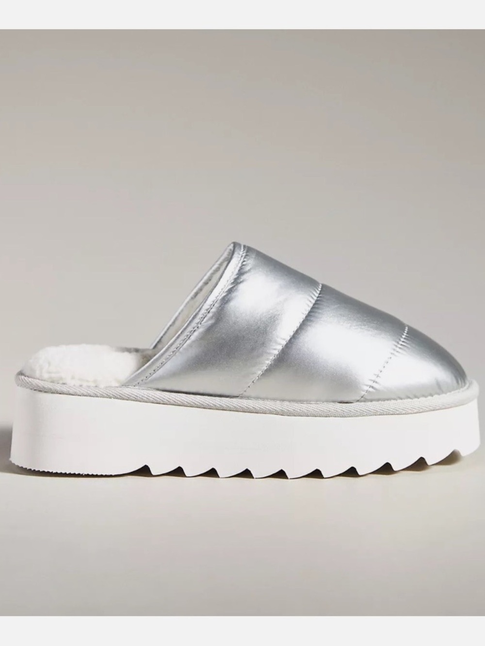 BNIB Anthropologie Maeve Puffy Platform Slippers Medium = 8/9 - Picture 1 of 6